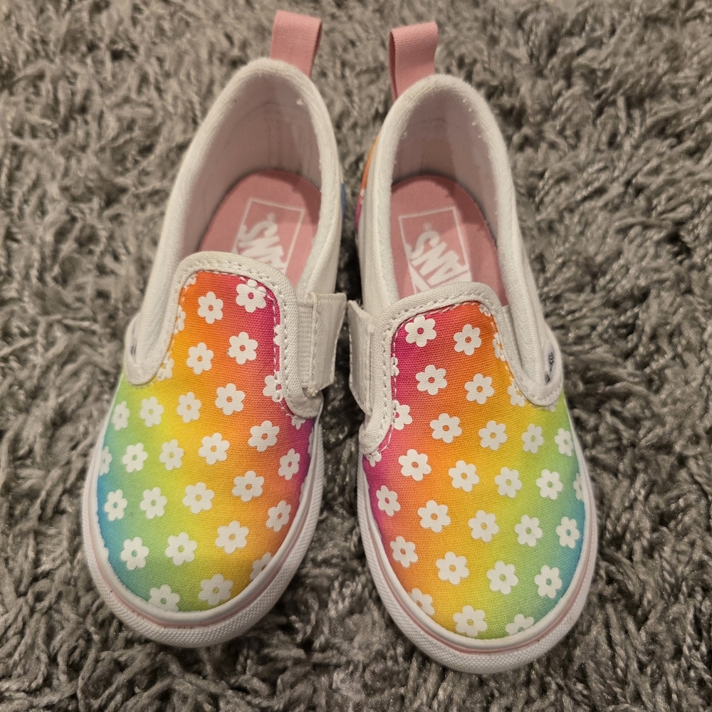 Vans Kids' Multicolor Floral Slip-On Sneakers Toddler 8